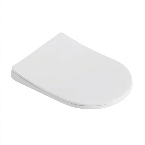 Vision Slim D Shape Toilet Seat - VSTS-WH