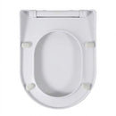 Vision Slim D Shape Toilet Seat - VSTS-WH