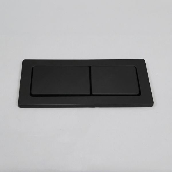 Vision -Toilet -Cistern -Lid -Flushing-Buttons- Matt Black - VCFB-MB1-bathroomhubonline