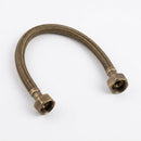 Vision Polymer Braided Flexible Bidet Hose 300mm Antique Brass - VBBH-300-AB- bathroom-hub-online