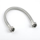 Vision Polymer Braided Flexible Bidet Hose 300mm Brushed Nickle - VBBH-300-BN-bathroom-hub-online