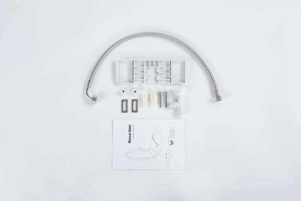 Vision Procida D-Shaped Non-Electric Bidet Toilet Seat - Dual Nozzle (Available in Left And Right Hand Water Inlet)