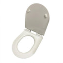 Vision Universal D Shape Toilet Seat -UDTS1-WH- bathroomhubonline