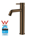 Antique Brass Tall Basin Mixer WB1022HF-Bathroom-hub-online