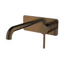Antique Brass Wall Mixer With Spout WB703F-bathroom-hub-online