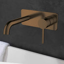 Antique Brass Wall Mixer With Spout WB703F-bathroom-hub-online