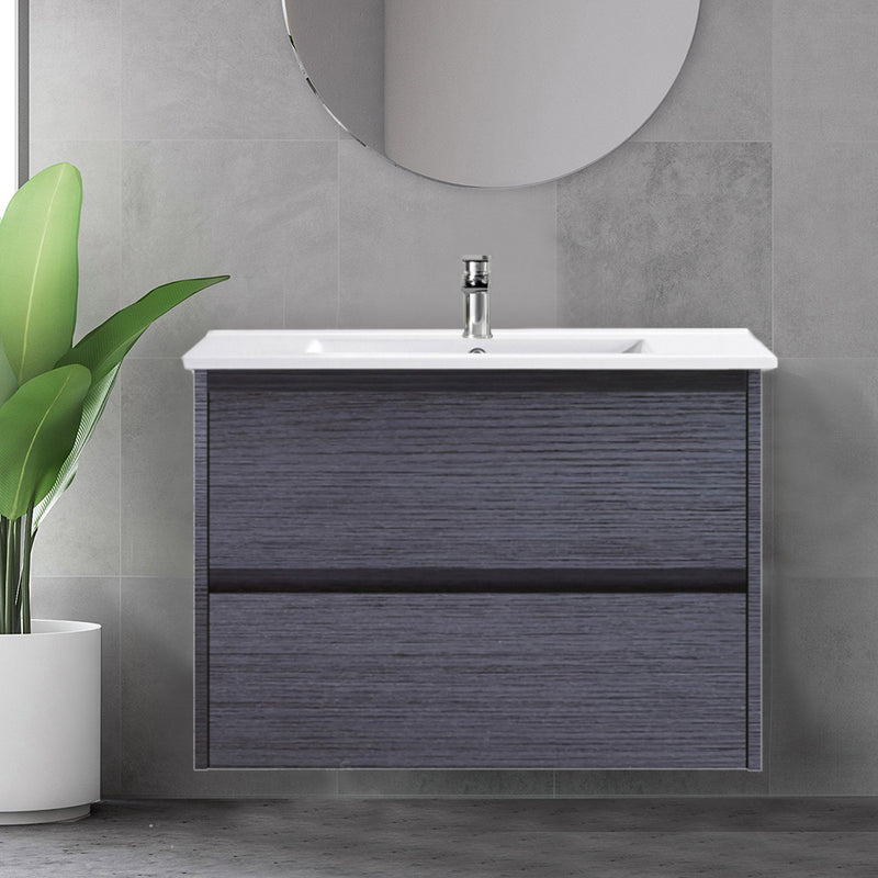 Wall Hung Coloured Bathroom Vanity WHDM750 In Sydney