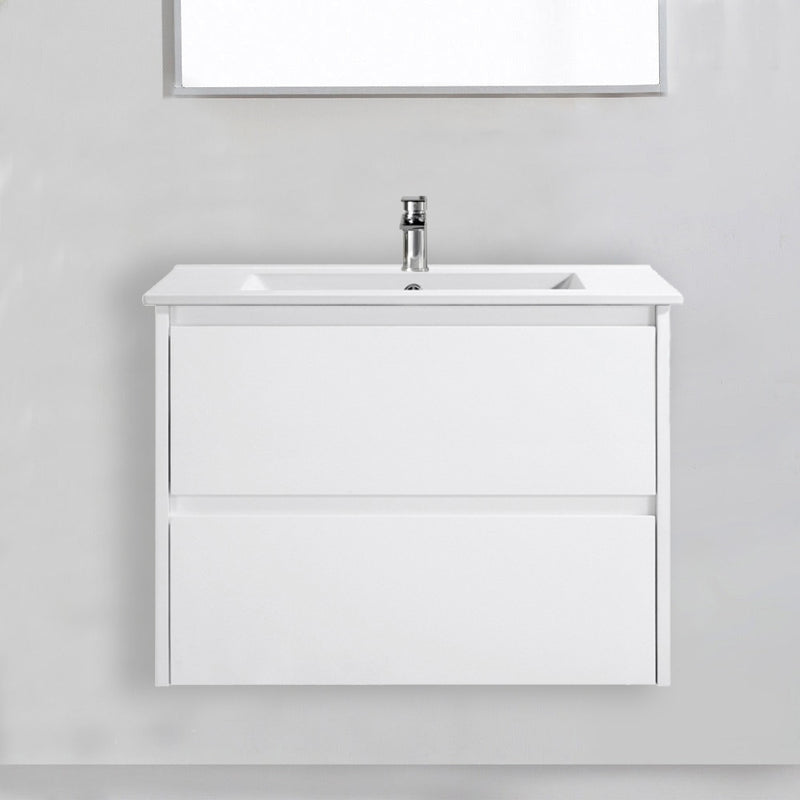 Wall Hung White Bathroom Vanity WHTD750 In Sydney