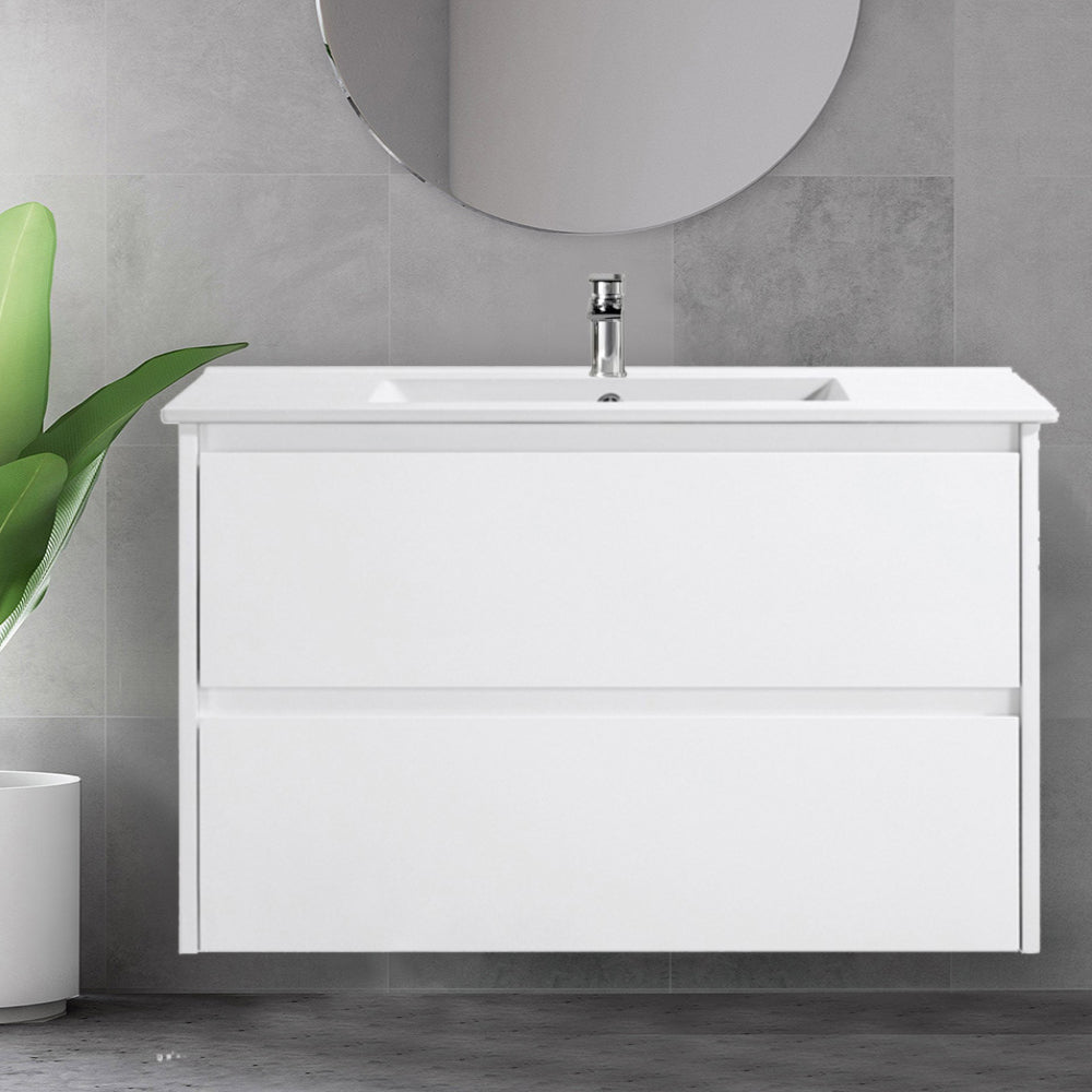Wall Hung Bathroom Vanity WHTD900 In Sydney
