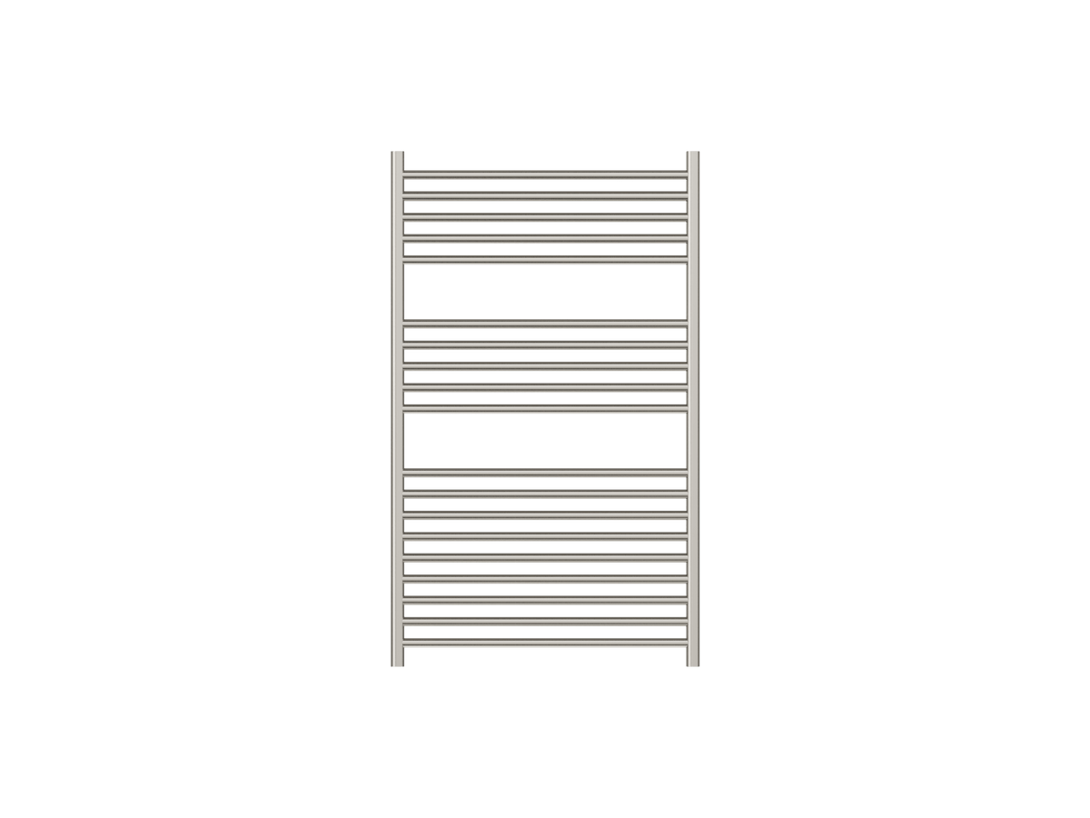 Allegra 19 Bar Wide Heated Towel Rail JY-3319WIDE-BN - Bathroom Hub