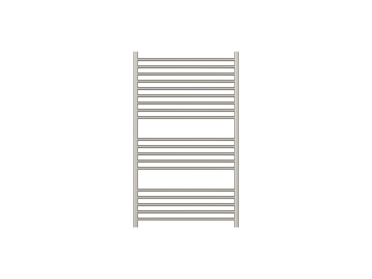 Allegra 19 Bar Wide Heated Towel Rail JY-3319WIDE-BN - Bathroom Hub