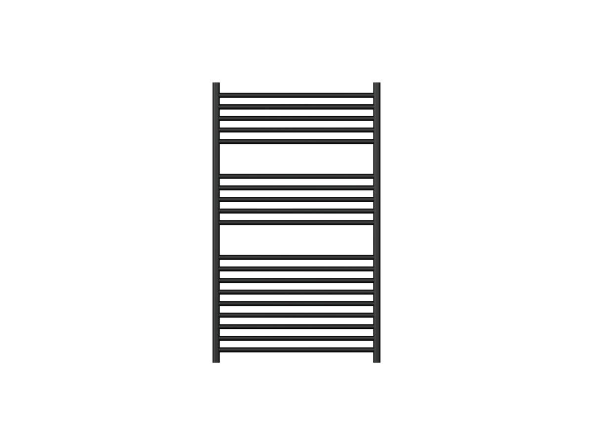 Allegra 19 Bar Wide Heated Towel Rail JY-3319WIDE-MB - Bathroom Hub