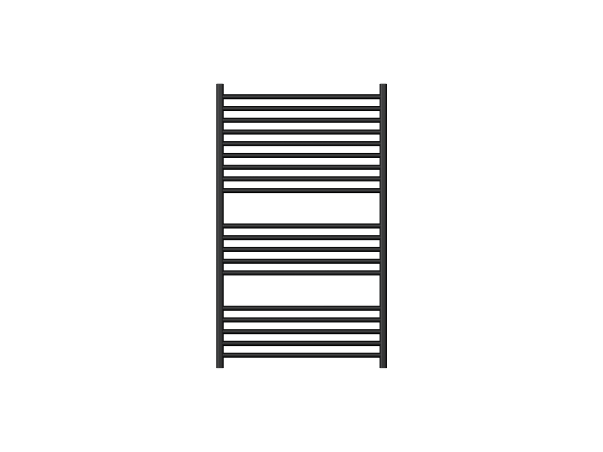 Allegra 19 Bar Wide Heated Towel Rail JY-3319WIDE-MB - Bathroom Hub