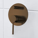 Antique Brass Wall Mixer with Diverter WS511NS-bathroom-hub-online
