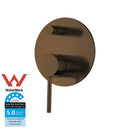 Antique Brass Wall Mixer with Diverter WS511NS-bathroom-hub-online