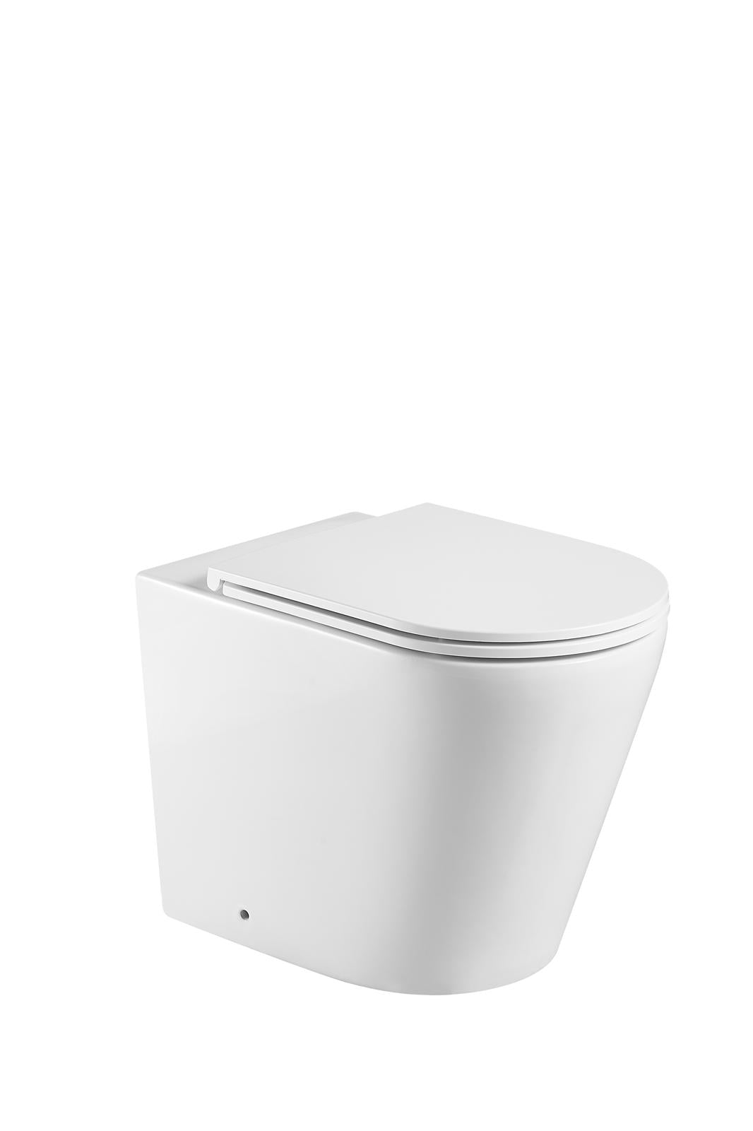 Back To Wall Rimless In Wall Floor Pan Only Siren - Bathroom Hub