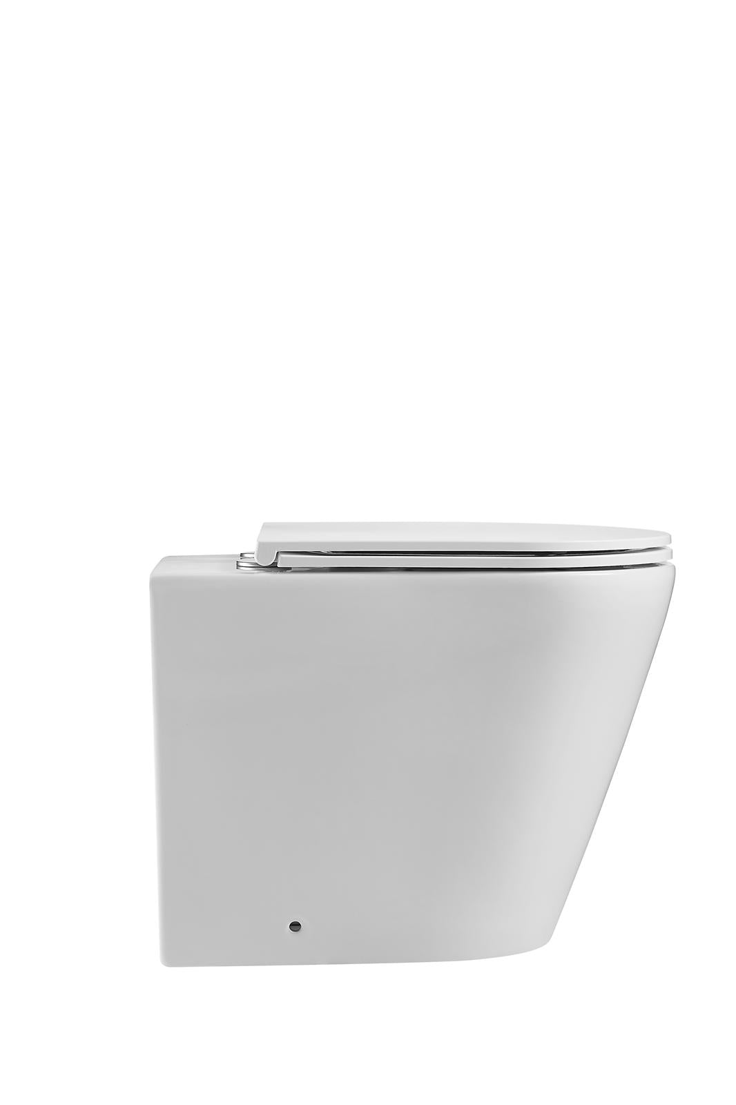 Back To Wall Rimless In Wall Floor Pan Only Siren - Bathroom Hub