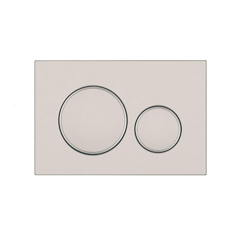 Geberit Buttons Stainless Steel Round Flush Buttons for Geberit Sigma, Brushed Nickel