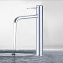Otus Slimline Stainless Steel Curved Spout High rise Basin Mixer - PLC2002SS-BN