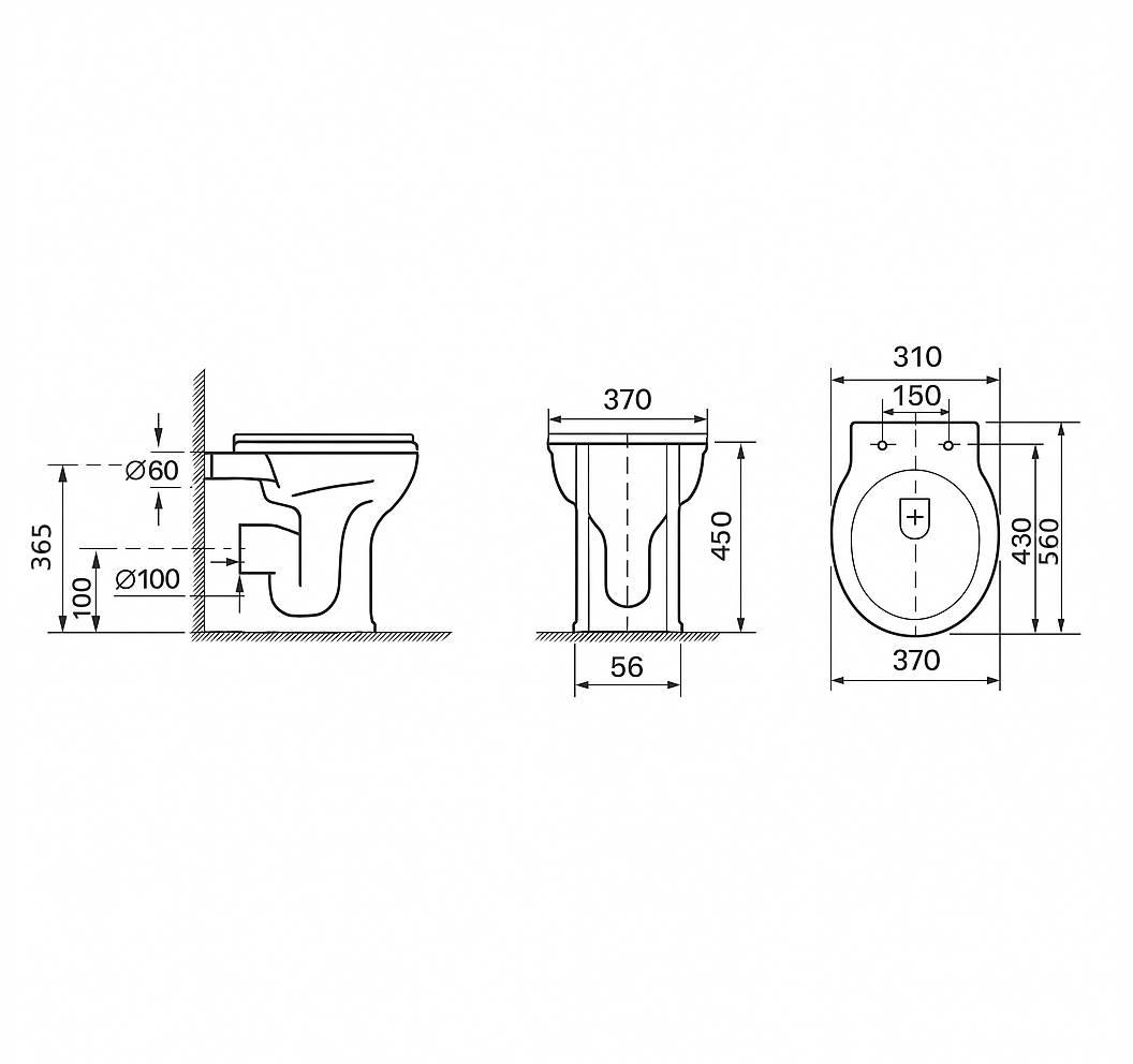 Geberit Hampton Inwall Toilet Suite With Stainless Steel Colour Buttons - Bathroom Hub