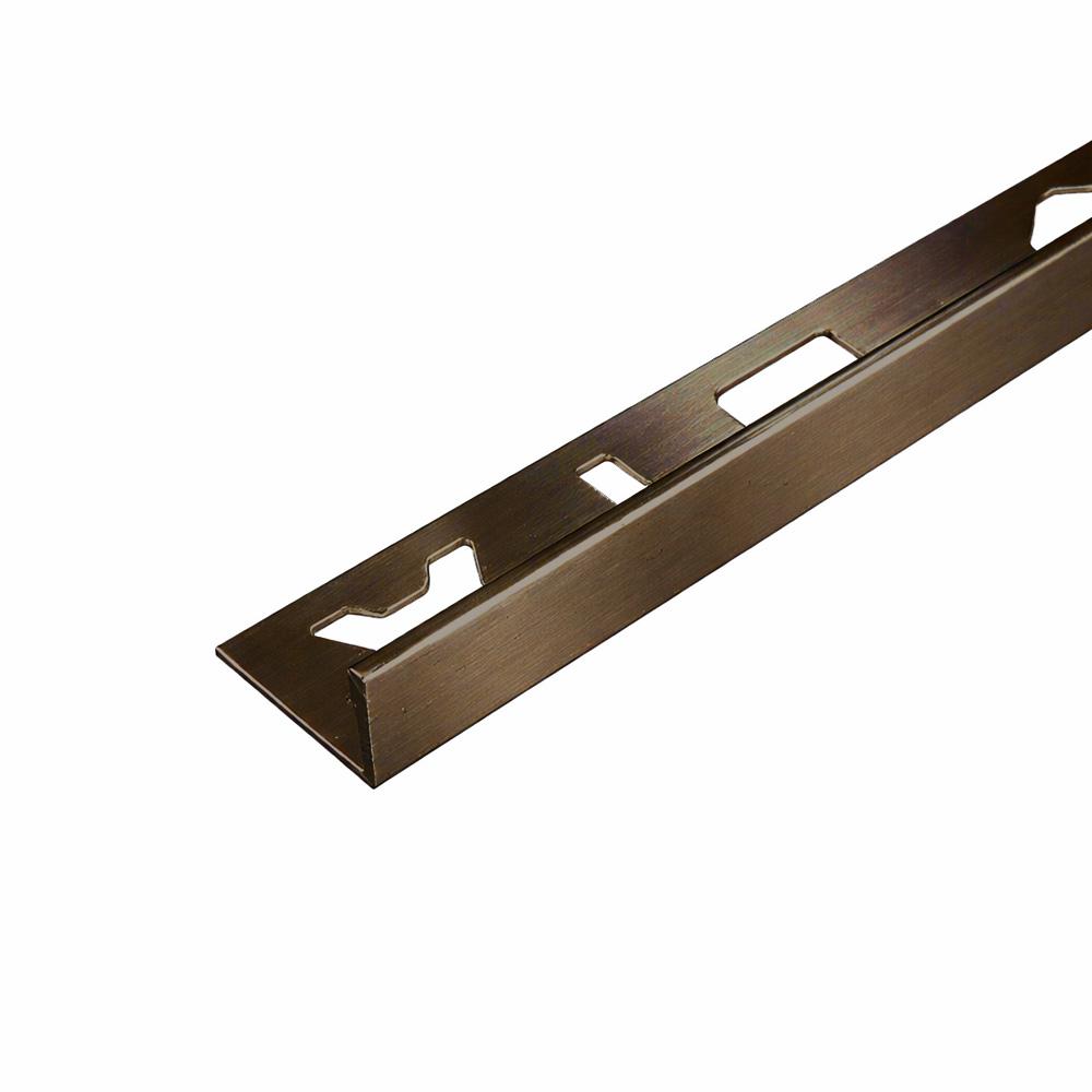 Tile Angle Aluminium Trim 11mm x 3m - Antique Brass - Bathroom Hub