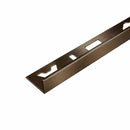 Tile Angle Aluminium Trim 11mm x 3m - Antique Brass - Bathroom Hub