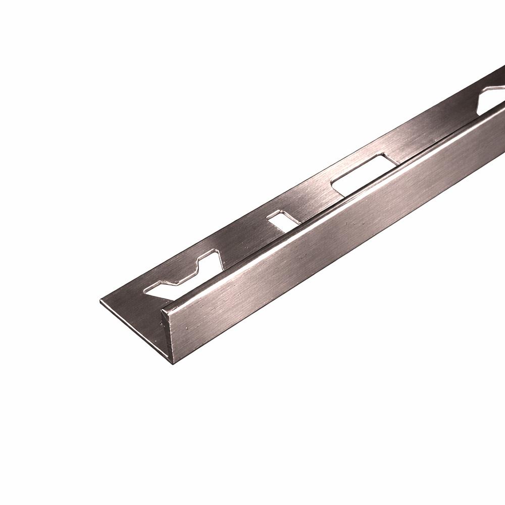 Tile Angle Aluminium Trim 11mm x 3m - Brush Bronze - Bathroom Hub