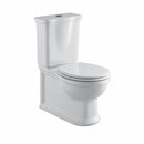 Hampton Style Rimless Toilet Suite Gloss White