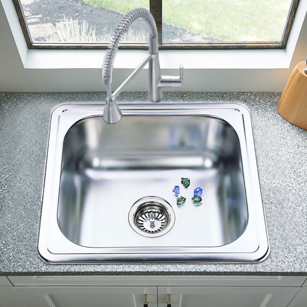 Kitchen Sink 490 x 440mm YH121C - Bathroom Hub