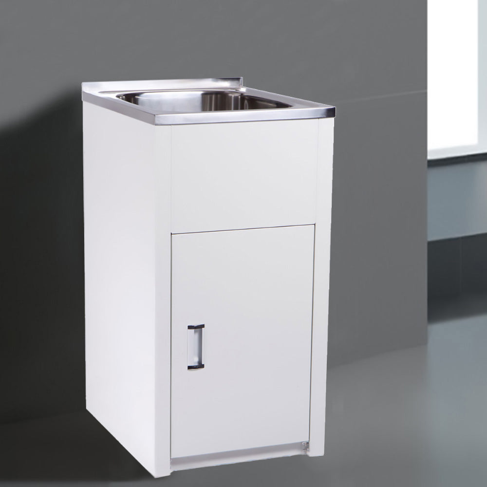 Laundry Tub with Cabinet 375 x 545 x 870mm YH231L - Bathroom Hub