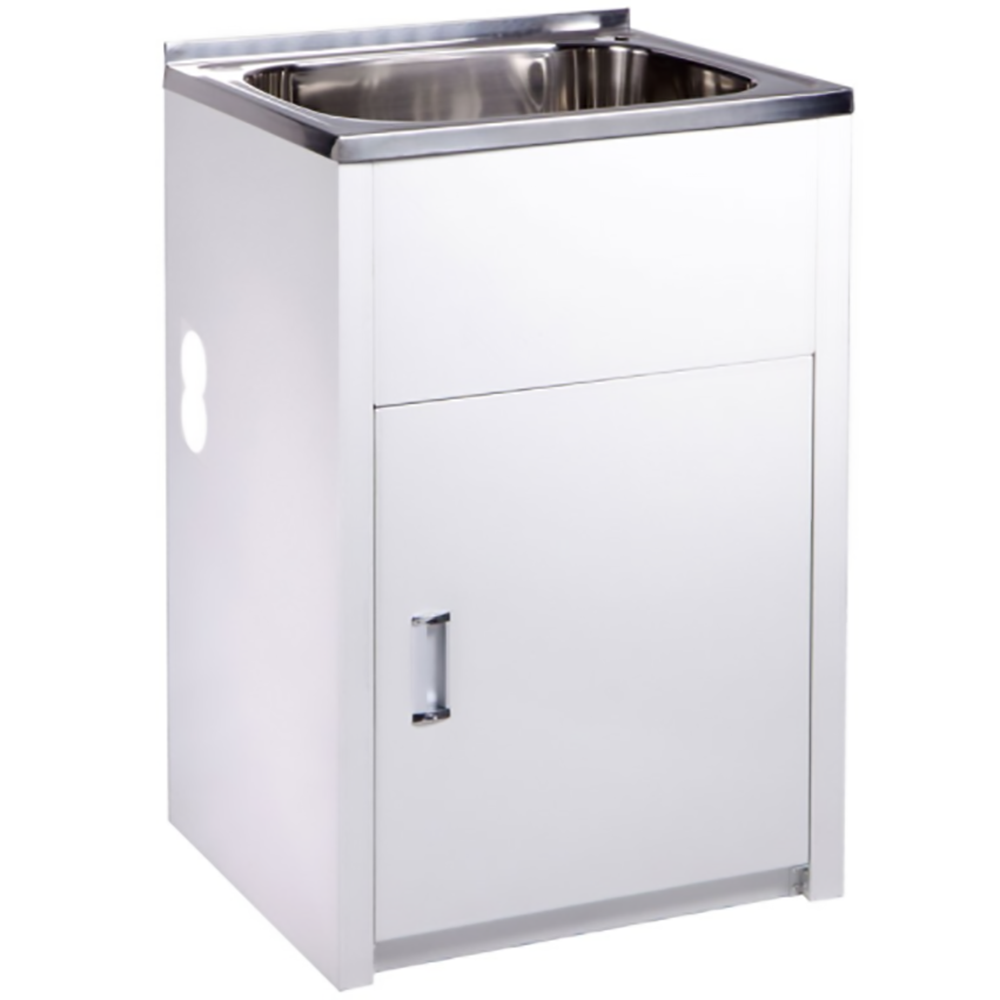 Laundry Tub with Cabinet 555 x 455 x 870mm YH235B-H - Bathroom Hub