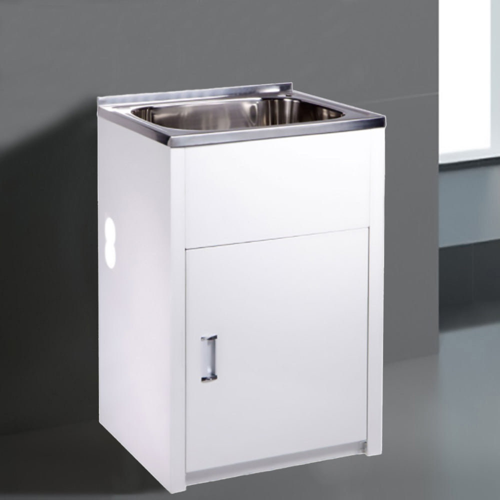 Laundry Tub with Cabinet 555 x 455 x 870mm YH235B-H - Bathroom Hub