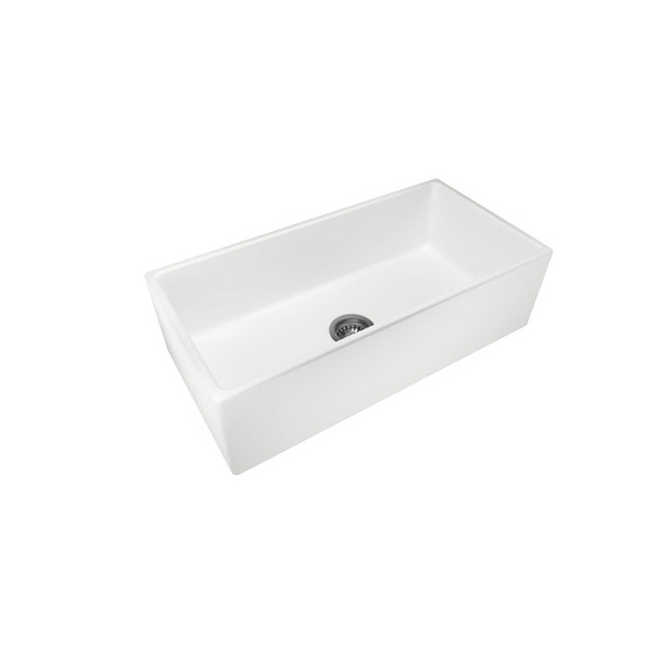 Small Bowl Fire Clay Farmhouse Sink