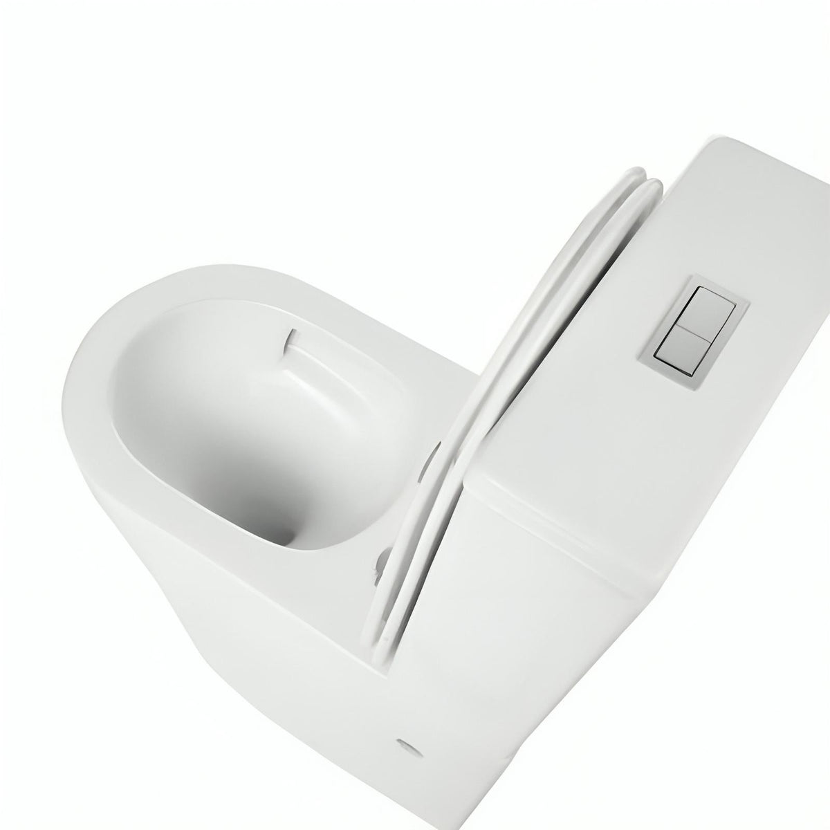 Rimless Tornado Quiet Flush Toilet Suite Matt Black - Bathroom Hub