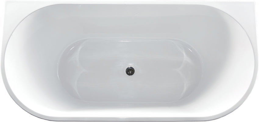 1500mm Miranda Back to Wall Freestanding Bath - Bathroom Hub