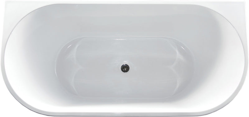 1700mm Berlin Back to Wall Freestanding Bath