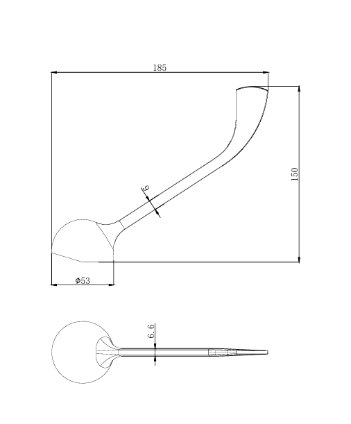 Disable Mixer Handle PPHD-003 - Bathroom Hub