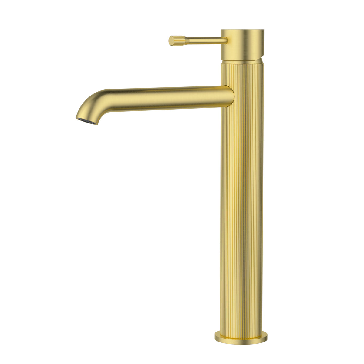 Linie High Rise Basin Mixer Brushed Gold HYB585-202BG - Bathroom Hub