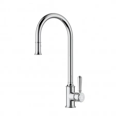 Clasico Pull Out Sink Mixer Brushed Nickel HYB868-103-BN - Bathroom Hub