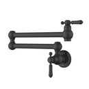 Clasico Kitchen Wall Pot Filler Lead Free - Matt Black HYB868-106LF-MB - Bathroom Hub