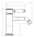 Clasico Basin Mixer Brushed Nickel HYB868-203-BN - Bathroom Hub