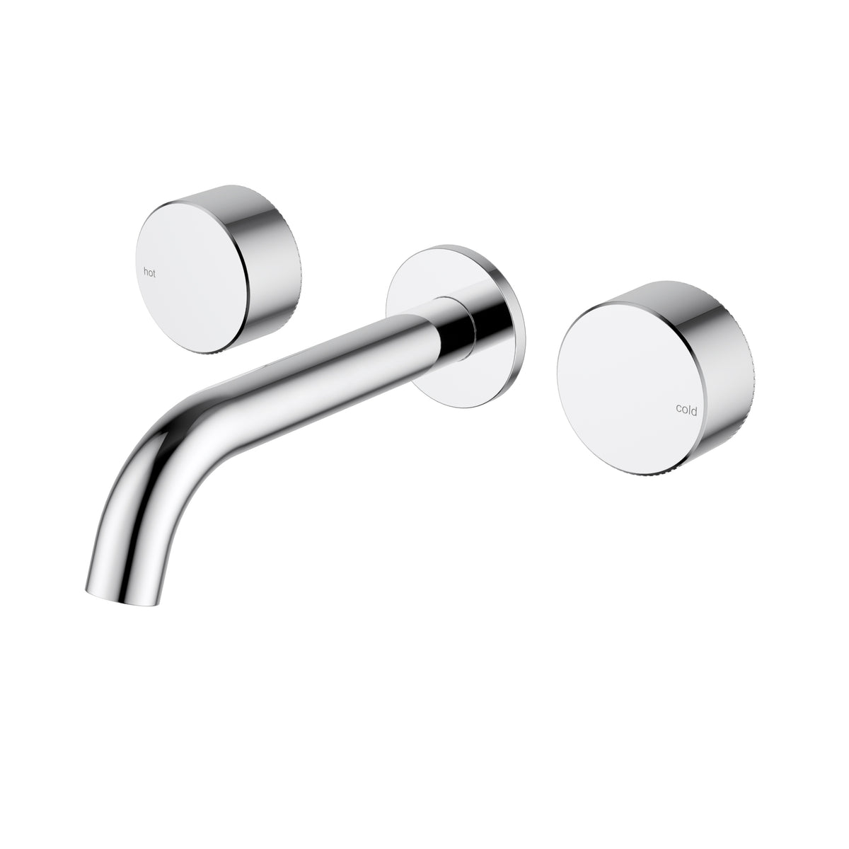 Hali Quarter Turn Wall Basin Set - Chrome HYB88-9901 - Bathroom Hub