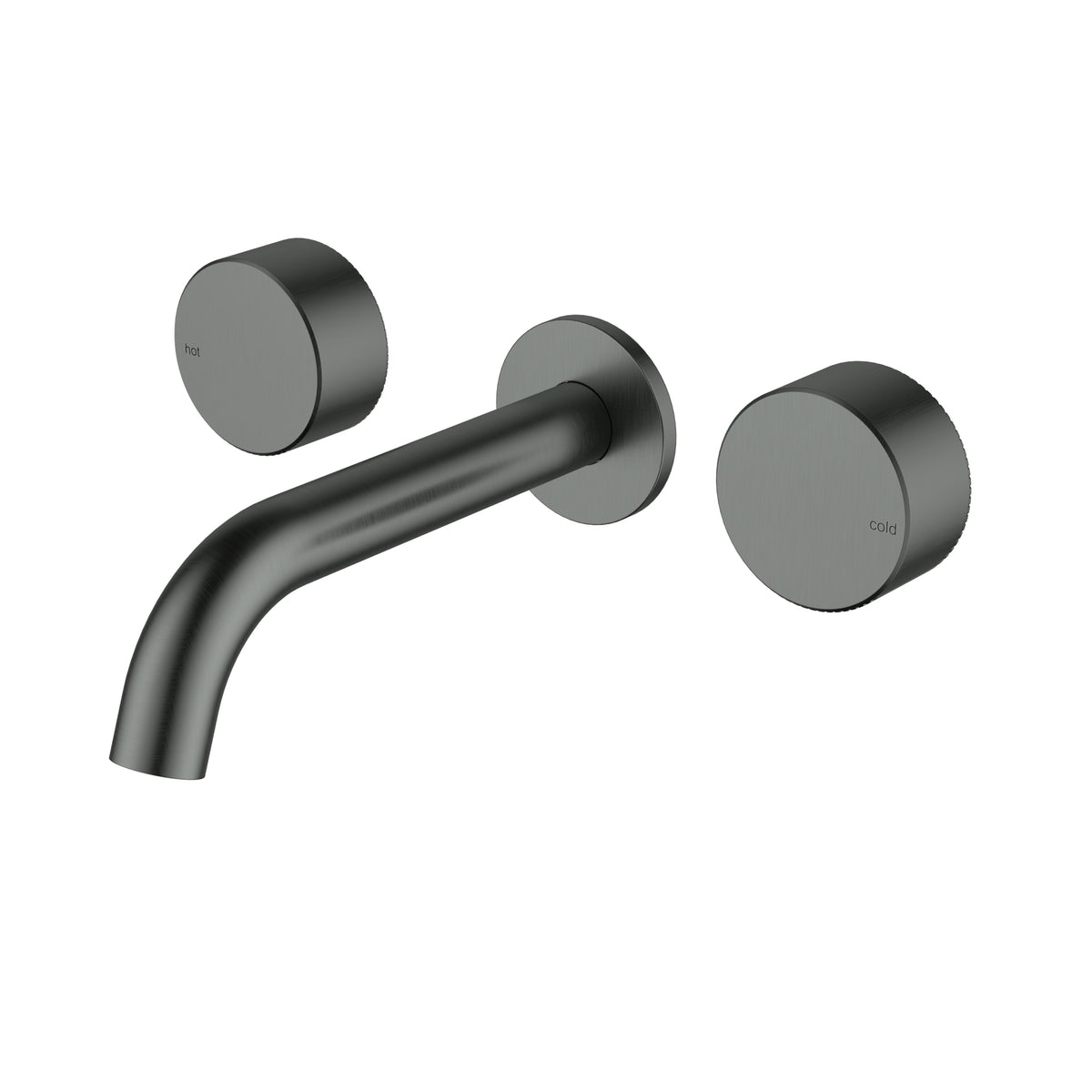 Hali Quarter Turn Wall Basin Set - Gunmetal HYB88-9901GM - Bathroom Hub