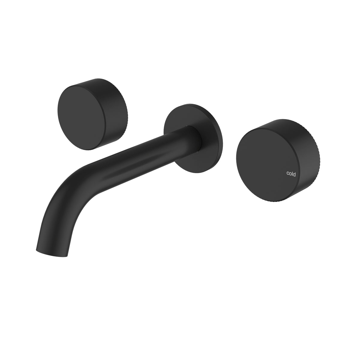 Hali Quarter Turn Wall Basin Set - Matt Black HYB88-9901MB - Bathroom Hub