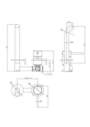Otus Slimline SS Wall Mixer Rough-In Body PLC3004SS-BD - Bathroom Hub