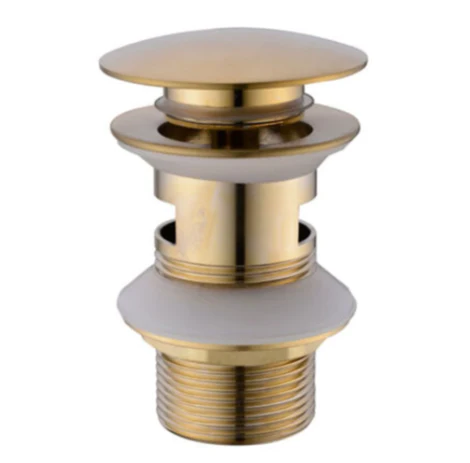 ACL 32mm Pop Up Plug and Waste Overflow Brushed Gold