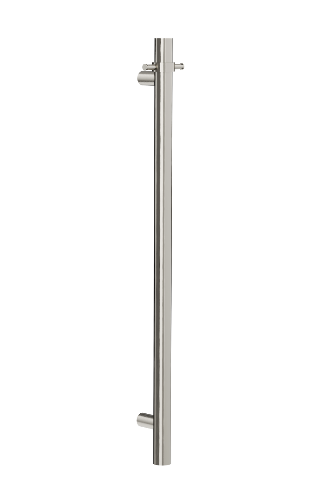 Allegra T-Bar Vertical Heated Towel Rail JY-12V-RVHT-BN - Bathroom Hub