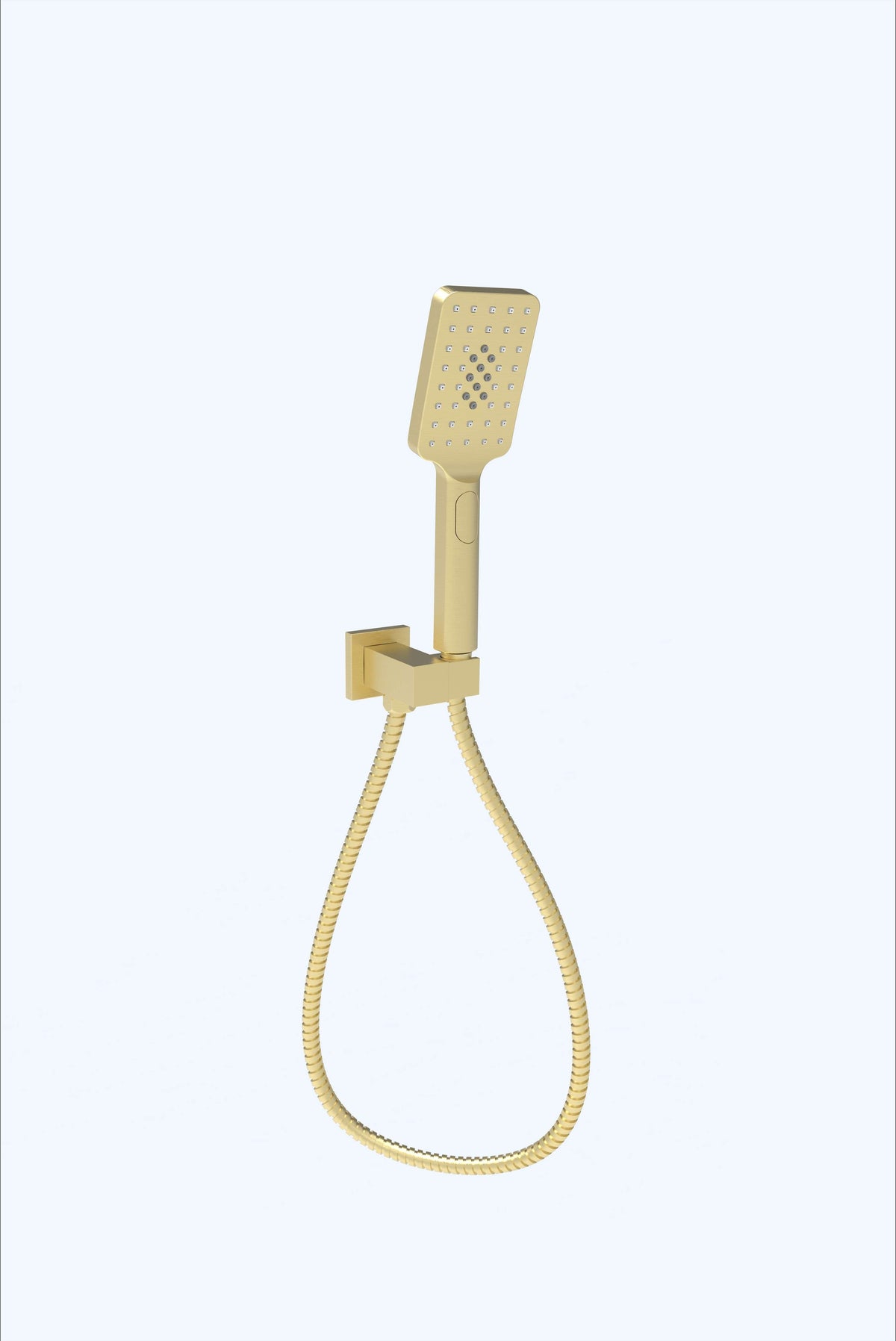 Eden Square Hand Shower on Bracket Brushed Gold PSH037-1BG