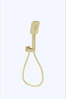 Eden Square Hand Shower on Bracket Brushed Gold PSH037-1BG