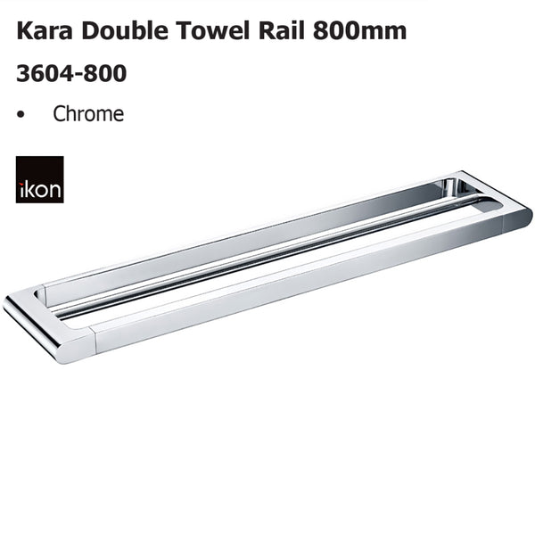 Kara Double Towel Rail 800mm 3604-800